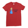 fashionably late Ladies Fitted T-Shirt