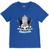 skull emblem V-Neck Tee