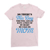 So There's This Boy Who Will Always Have A Piece Of My Heart He Calls Ladies Fitted T-Shirt