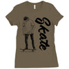 skate Ladies Fitted T-Shirt