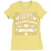 happy valentine's day Ladies Fitted T-Shirt