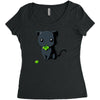 unlucky Women's Triblend Scoop T-shirt