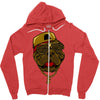 dog hip hop style Zipper Hoodie