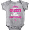 The Best Grammy Was Born In Sebtember Baby Onesie