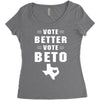 vote beto Women's Triblend Scoop T-shirt