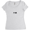 SIMPLE COOL Women's Triblend Scoop T-shirt