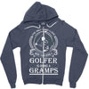 Golfer Gramps Zipper Hoodie
