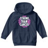 strong than cancer Youth Hoodie
