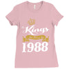 kings are born in 1988 Ladies Fitted T-Shirt