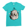 angry ogre. Ladies Fitted T-Shirt