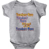 teachers give, share, care Baby Onesie