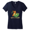caterpie fainted!!! Women's V-Neck T-Shirt