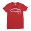 always lead by bad example Ladies Fitted T-Shirt