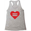 Equality Heart Racerback Tank