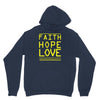 faith, hope and love Unisex Hoodie