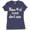 mermaid hair Ladies Fitted T-Shirt