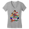 paw patrol birthday boy grandpa Women's V-Neck T-Shirt