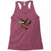 sailor jerry tattoo art military mermaid Racerback Tank