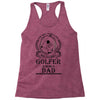 Golfer Dad Racerback Tank