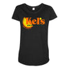 kel's orange soda Maternity Scoop Neck T-shirt