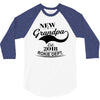 New Grandpa 2018 Rokie Dept. 3/4 Sleeve Shirt