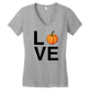 love pumpkin Women's V-Neck T-Shirt