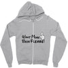 Want More Beer Please Black Zipper Hoodie