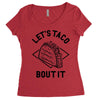 let's taco bout it Women's Triblend Scoop T-shirt