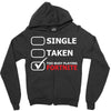 too busy playing fortnite White Logo Zipper Hoodie