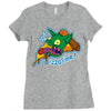 pizza time! Ladies Fitted T-Shirt
