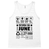 Born In June Tank Top
