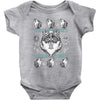 merry wolfmas Baby Bodysuit