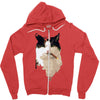 cat1 Zipper Hoodie