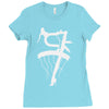 bicycle racing bike rider tour de france Ladies Fitted T-Shirt