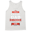 proud dad son Tank Top
