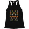 happy halloween ugly christmas sweater Racerback Tank