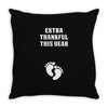 Extra Thankful This Year Throw Pillow