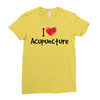 I Love Acupuncture Ladies Fitted T-Shirt