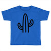 minimalistic cactus Toddler T-shirt