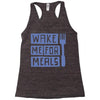 wake me for meals Racerback Tank