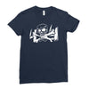 4x4 truck cross bone skull Ladies Fitted T-Shirt