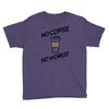 no coffee no workee Youth Tee