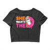 She Wants The D Dunkin Donuts Crop Top