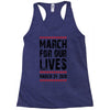 March For Our Lives Racerback Tank