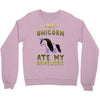 my unicorn ate my homework Crewneck Sweatshirt