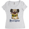 ravenpaw pug Women's Triblend Scoop T-shirt