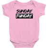 sunday funday t shirt funny jersey shore football Baby Onesie