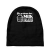 milk was a bad choice Baby Beanies