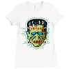 vintage frankenstein mask Ladies Fitted T-Shirt