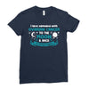 I Love Someone with Ovarian Cancer to The Moon and Back to Infinity Ladies Fitted T-Shirt